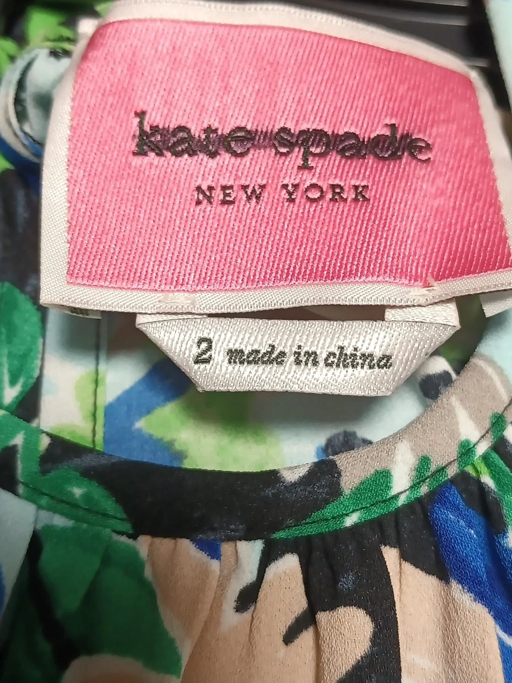 kate spade Floral Ruffle Sleeve Mini Dress